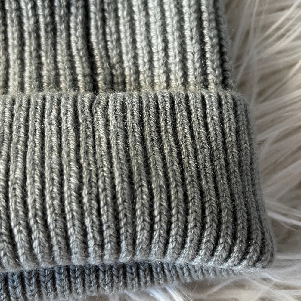 Club Monaco Wool Ribbed Knit Beanie - Picture 2 of 4